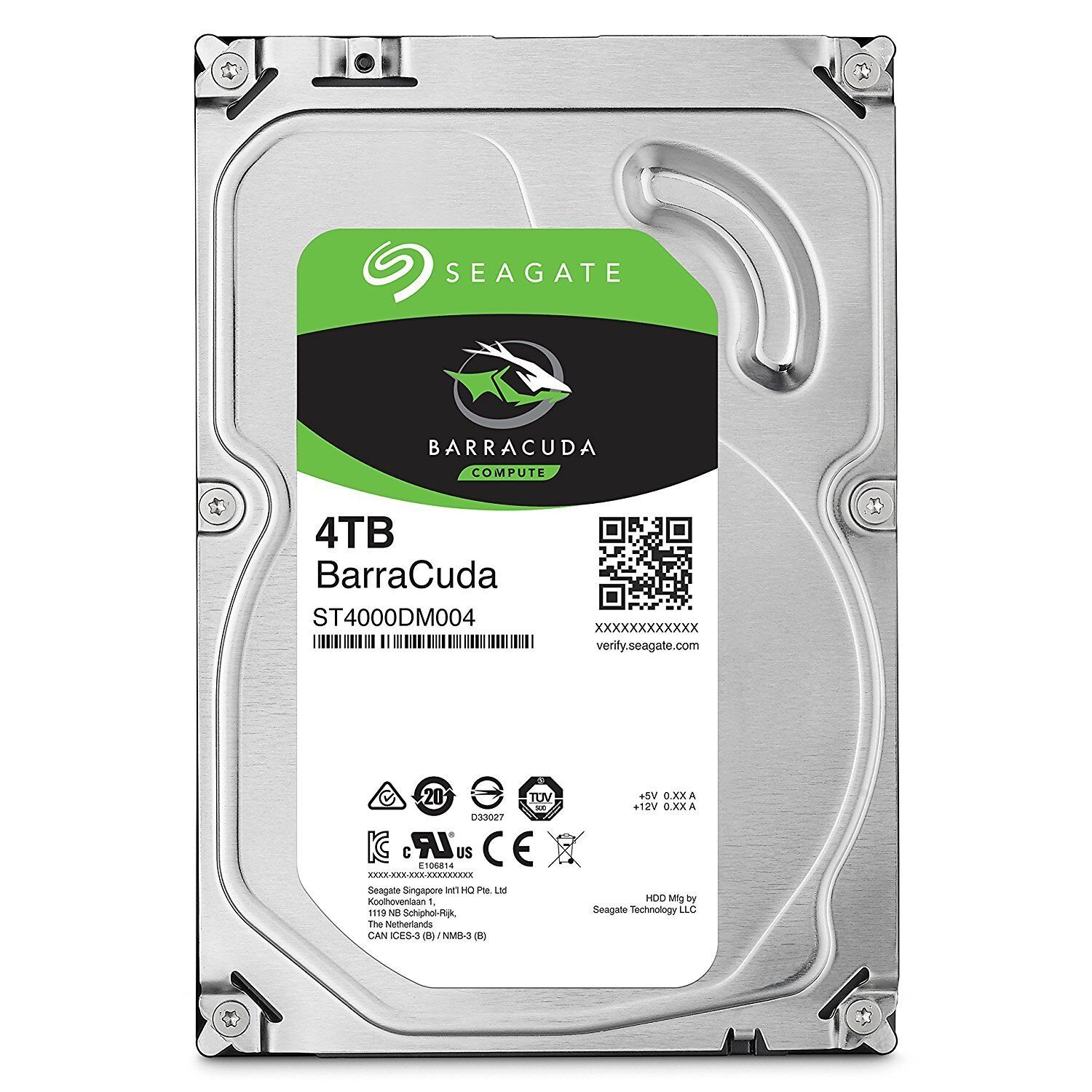 Seagate Barracuda 4TB 3.5¨ 5400RPM 256MB Sata 3 Harddisk