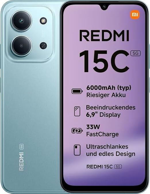 Xiaomi Redmi 15C 6/128GB green