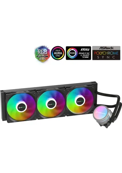 GAMDIAS CHIONE P2-360R 36CM ARGB CPU SIVI SOGUTMA 1700/AM5