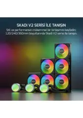 GAMDIAS CHIONE P2-360R 36CM ARGB CPU SIVI SOGUTMA 1700/AM5