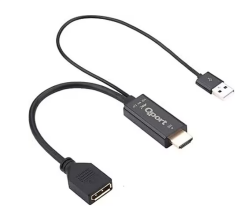 QPORT (Q-DPX) HDMI TO DISPLAY PORT CEVIRICI