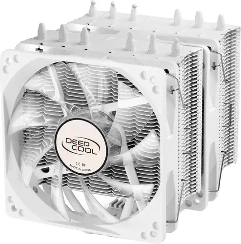 Deep Cool NEPTWIN White Fan İşlemci Soğutucusu Soket Intel LGA 1200P/1700P/AM4/AM5