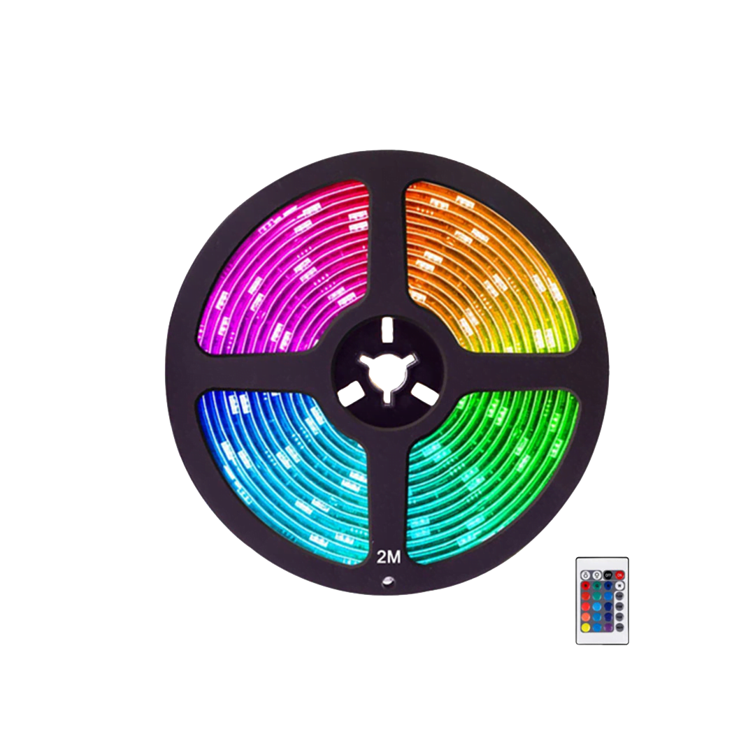 Twisted Minds TM-RGB-2M Oyun Monitörü /TV RGB LED Şerit, USB ile Çalışan Işık, 2 Metre