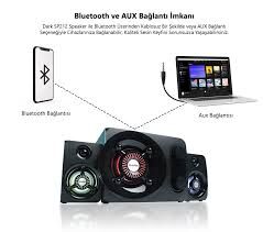 DARK SP212 2+1 25W RMS MULTIMEDIA 3.5MM BLUETOOTH/AUX HOPARLOR