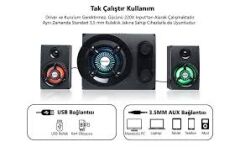 DARK SP212 2+1 25W RMS MULTIMEDIA 3.5MM BLUETOOTH/AUX HOPARLOR