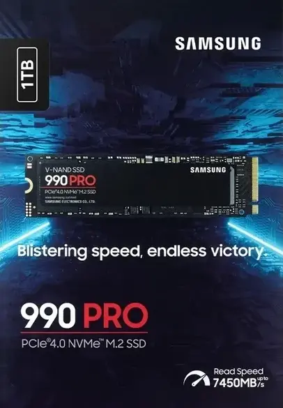 Samsung 990 PRO 1TB m.2 NVMe 7450/6900 Soğutuculu