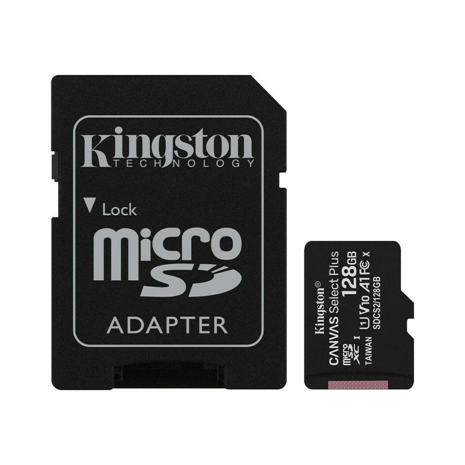 Kingston Canvas Select Plus Class 10 U1 A1 V10 128 GB Micro SD Kart