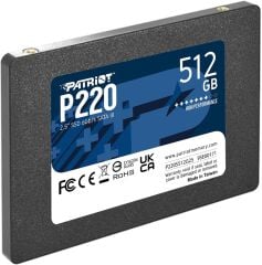 Patriot P220 Serisi 512GB 550/500MB/s 2.5'' Sata 3 SSD Disk