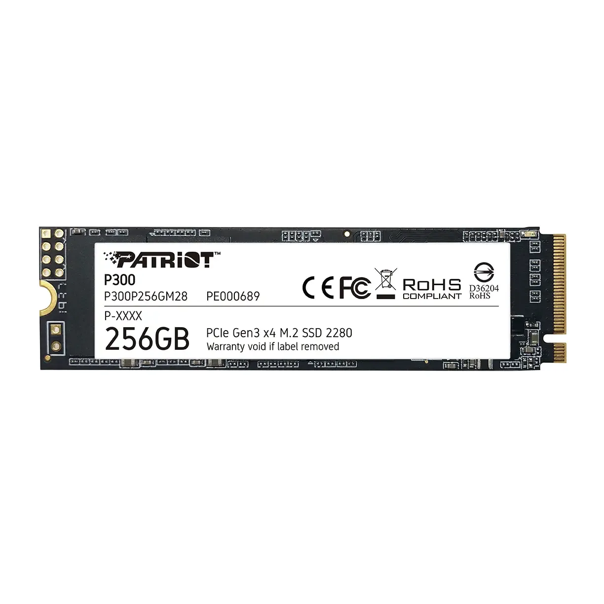 Patriot P300 256GB 1700/1100MB/s NVMe M.2 SSD Disk