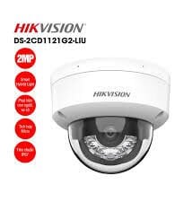 HIKVISION DS-2CD1121G2-LIUF 2MP 2.8MM 30METRE SMART HYBRID LIGHT İNSAN ALGILAMA DAHİLİ MİKROFON DOME IP KAMERA