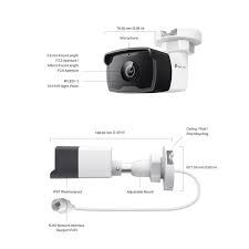 TP-LINK VIGI C350 5MP 2.8MM LENS 30 METRE 7/24 FULL COLOR İNSAN/ARAÇ ALGILAMA DAHİLİ MİKROFON BULLET IP KAMERA
