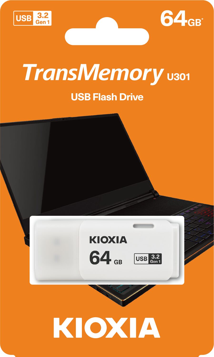 Kioxia TransMemory U301 64 GB Usb 3.2 Flash Bellek