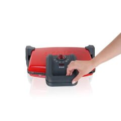 Arnica Ayvalık Granit Izgaralı Tost Makinesi Kırmızı