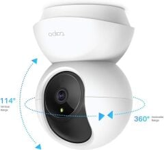 TP-LINK TAPO C200 2MP 4MM LENS 20 METRE IR H264 PAN&TILT ÇİFT YÖNLÜ KONUŞMA SES VE IŞIK ALARM WI-FI