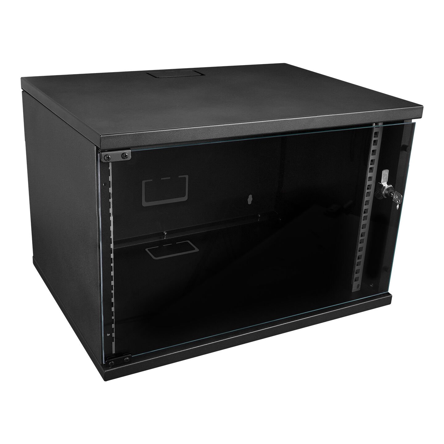 S-link SL-U7 Yeni Nesil 7U Soho Rack Kabin W 530mm D 400mm Siyah