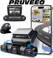 PRUVEEO D90-4CH FHD WI-FI GPS + 128GB SD KART ARAÇ KAMERASI