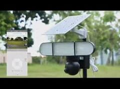 URANIUM ANP-PT4415BS4G-S 4MP 3.6MM LENS 4G/LTE 50 METRE FLOODLIGHT GECE GÖRÜŞÜ IP65 SOLAR