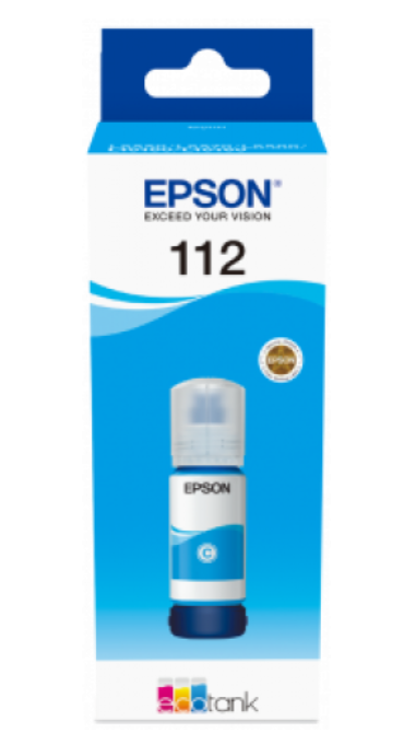 EPSON C13T06C24A INK BOTTLE 112 CYAN ECOTANK