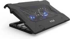 INCA INC-021RX ERGONOMIC DOUBLE FAN + STAND + WİTH RUBBER SILENT NOTEBOOK COOLER BLACK
