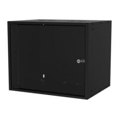 S-link SL-U9 Yeni Nesil 9U Soho Rack Kabin W 530mm D 400mm, Siyah
