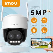 Imou 5 Mp Dış Ortam Dual Pt Kamera (Cruiser Z) IPC-S7DP-5M0WEZ