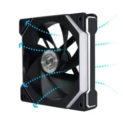 Lian Li UNI FAN Reverse SL-120 V2-1B 1x120mm Siyah Kasa Fanı