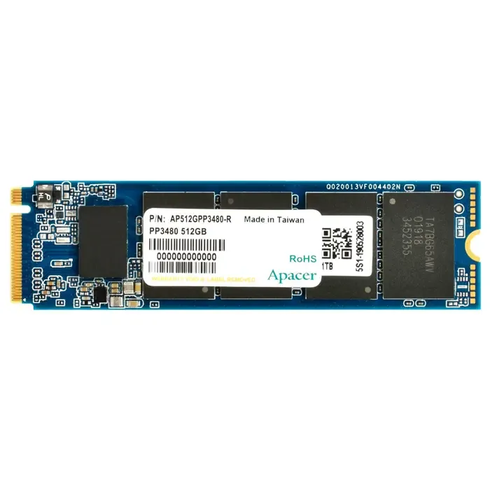 Apacer PP3480-R 512GB 2500/2100MB/s NVMe PCIe M.2 NAS SSD Disk