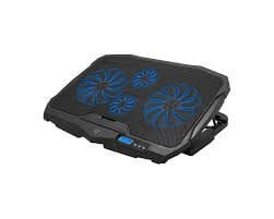 FRISBY 2x125MM+2x70MM 10''-17'' NOTEBOOK SOGUTUCU SIYAH STAND