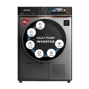 ARNICA DR-A1059HPW 10 KG Silver Full Touch Kurutma Makinesi