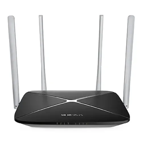 TP-Link Mercusys AC12 4 Port 1200 Mbps Dual Band Kablosuz Router