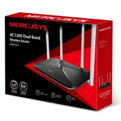 TP-Link Mercusys AC12 4 Port 1200 Mbps Dual Band Kablosuz Router