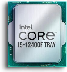 Intel i5-12400F 2.5 GHz 4.4 GHz 18MB LGA1700P-Tray VGAsız, fanlı İşlemci