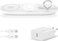 TTEC Smartcharger AIR iPHONE+Apple WATCH+AIRPODS KABLOSUZ HIZLI ŞARJ ALETİ VE PD 20W SEYAHAT ŞARJ ALETİ