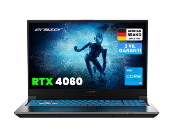 ERAZER Deputy P60i 15.6'' i5-13420H 32GB 1TB RTX4060-8GB DOS