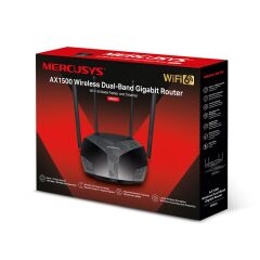 Mercusys MR60X AX1500 Dual-Band 2 Port 1500 Mbps, Gigabit Wan Portlu Router