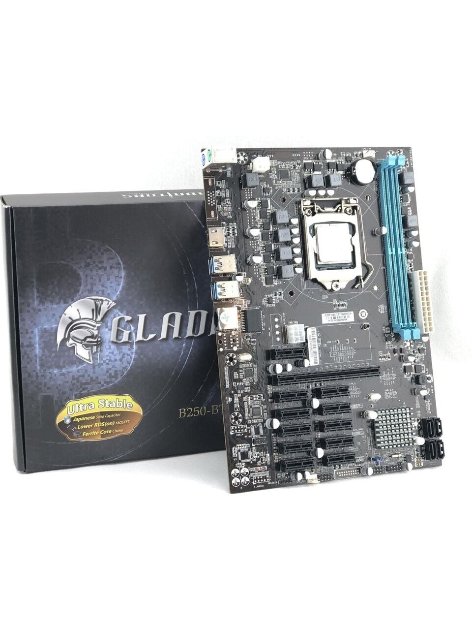ESONIC B250-BTC 2400MHZ DDR4 VGA 12X PCI-E 1151P (BULK-KUTUSUZ) Mining ANAKART
