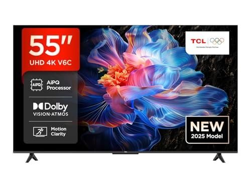 TCL  V6C 4K Ultra HD, HDR 10+, Google TV (2025) 55