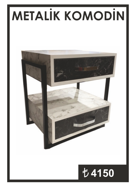 METALİK KOMODİN