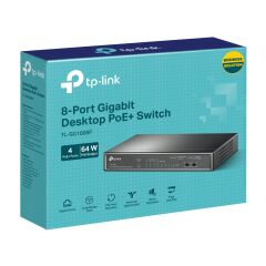 TP-Link TL-SG1008P 8 Port 10/100/1000 Mbps Gigabit 4-Port POE Switch