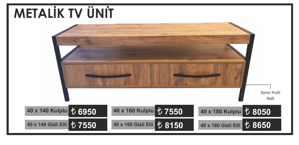 METALİK TV ÜNİT
