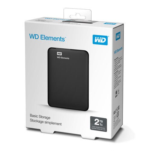 WD 2TB Elements WDBU6Y0020BBK-WESN 2,5'' USB 3.0 Taşınabilir Sabit Disk