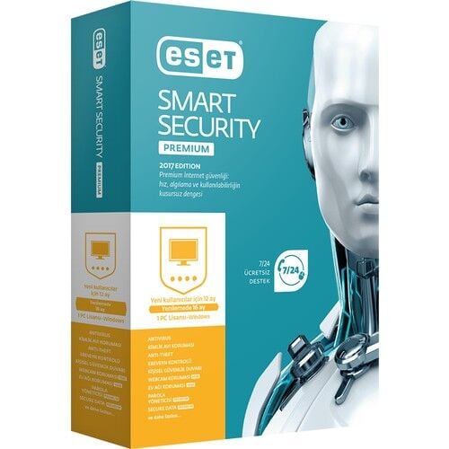 Eset Smart Security Premium 3 Kullanıcı 1 Yıl Lisanslı Antivirüs