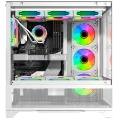 Twisted Minds TM-245-3-W Phantek - 07 Mid Tower Oyuncu Kasası, Beyaz