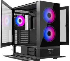 Twisted Minds TM-X5-B Minimalist -04 Mid Tower Oyuncu Kasası, Siyah