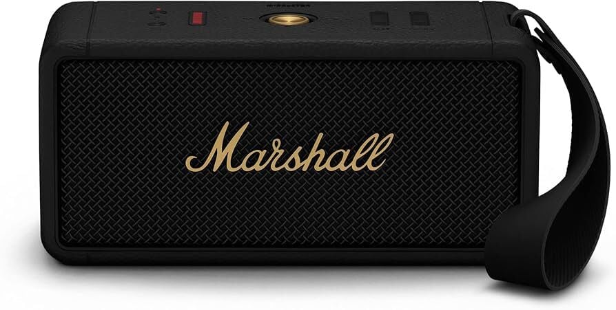 Marshall Middleton BT Hoparlör, Black&Brass