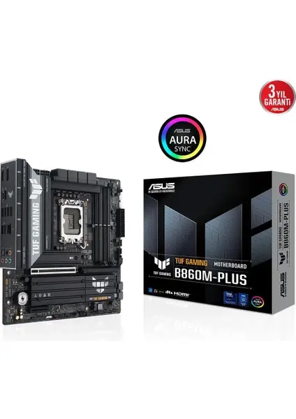 ASUS TUF GAMING B860M-PLUS 1851P DDR5 SES GLAN DP/HDMI/USB SATA3 USB3.2 mATX