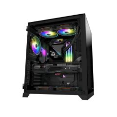 Gamepower Warcry Compact 3 Led Fanlı 550W ATX Siyah Oyuncu Kasası