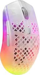 SteelSeries Aerox 3 Wireless Ghost SSM62610 18.000 CPI 6 Tuş RGB Optik Kablosuz Oyuncu Mouse