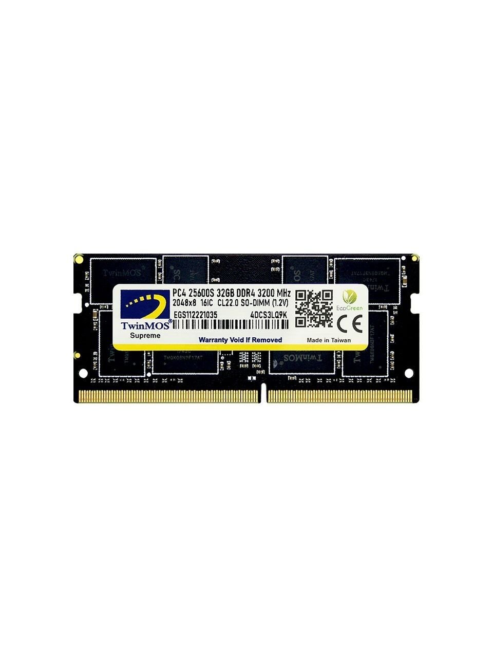 TWINMOS 32GB 3200MHZ DDR4 NOTEBOOK RAM