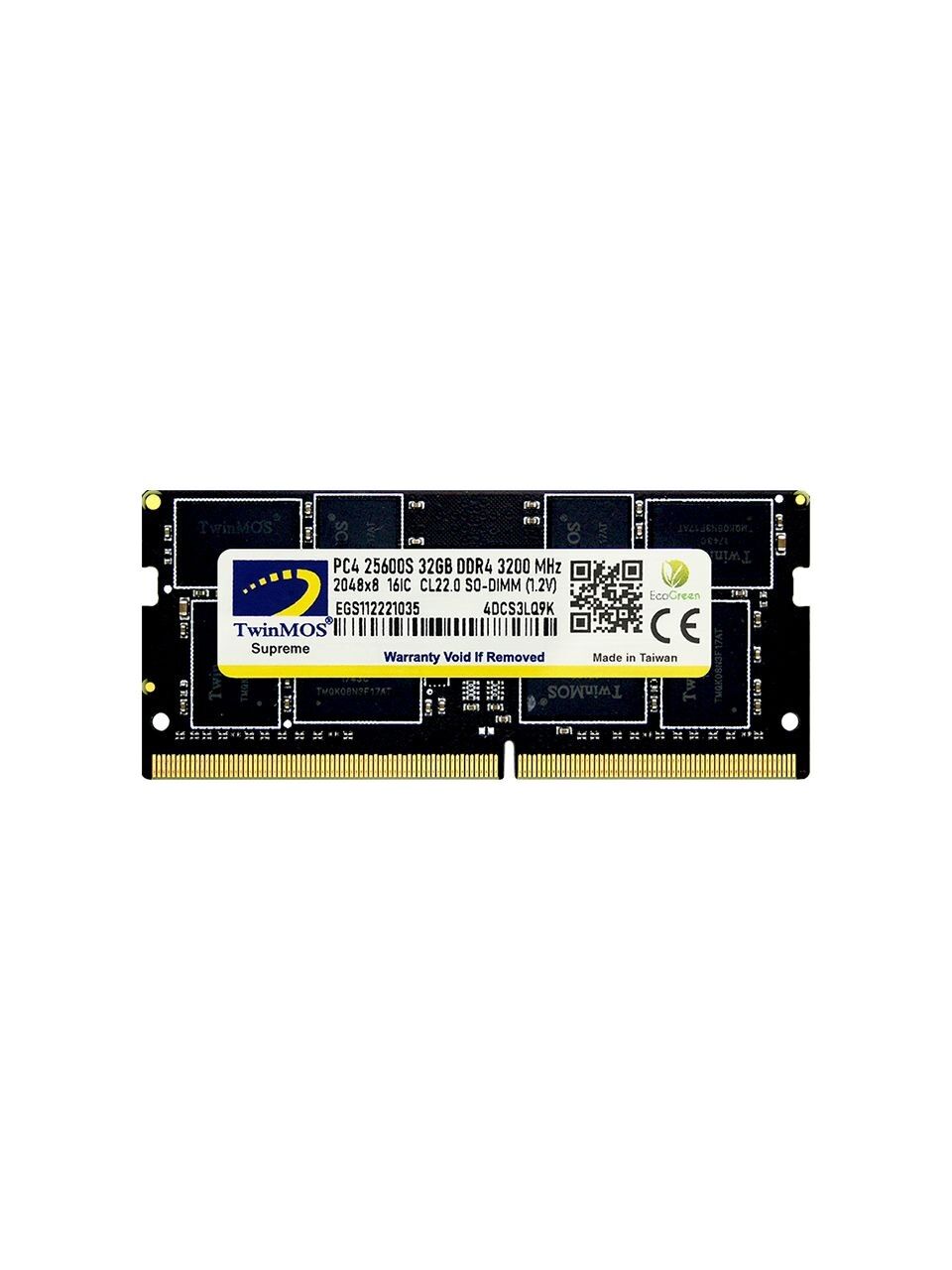 TWINMOS 32GB 3200MHZ DDR4 NOTEBOOK RAM